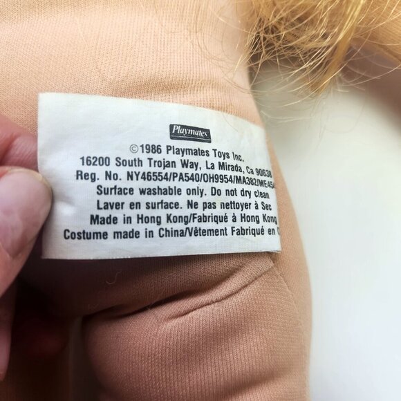 Playskool Doll 18" Tall Vintage 1986 Strawberry Blonde Hair Blue Sleepy Eyes - Picture 11 of 11